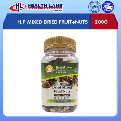 H.P MIXED DRIED FRUIT+NUTS (200G)